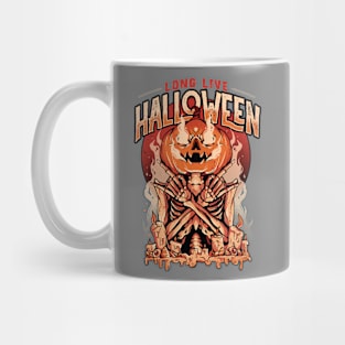 Long Live Halloween - Evil Pumpkin Skull Gift Mug